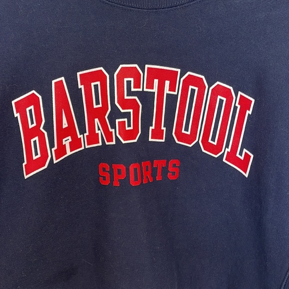 BARSTOOL SPORTS WOMEN'S CHAMPION CROPPED CREWNECK - Picture 2 of 2